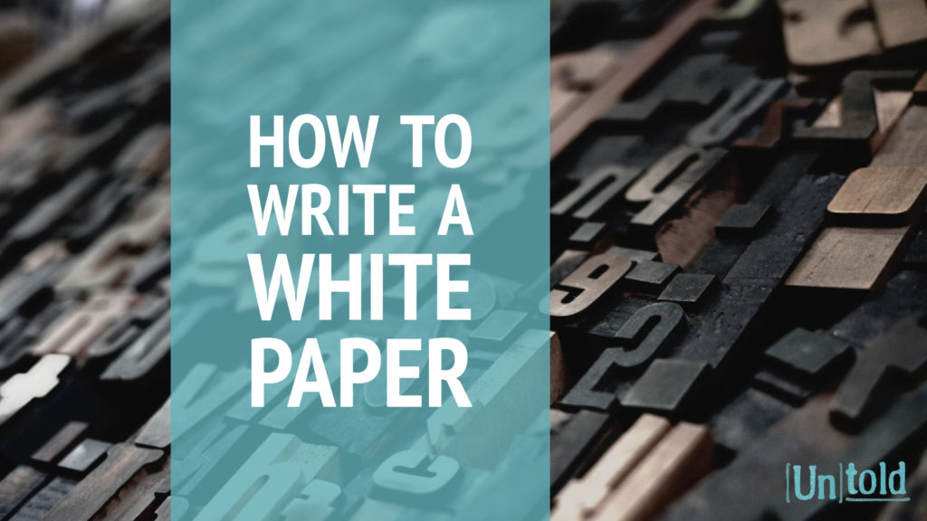White paper writing
