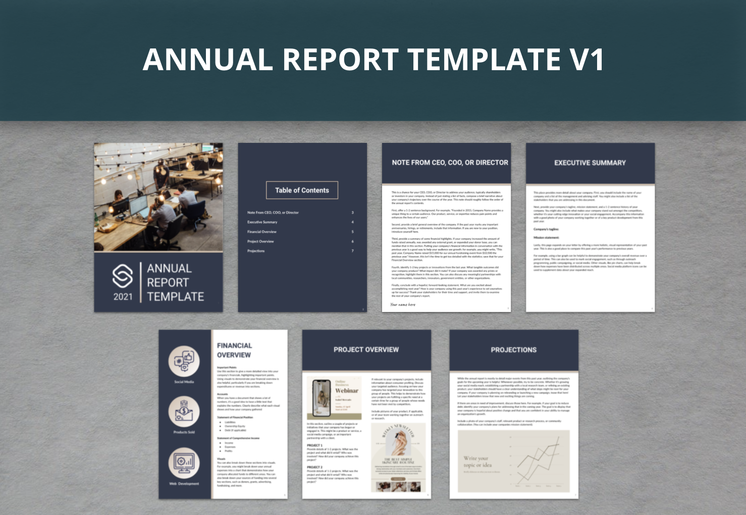 Annual Report template v1