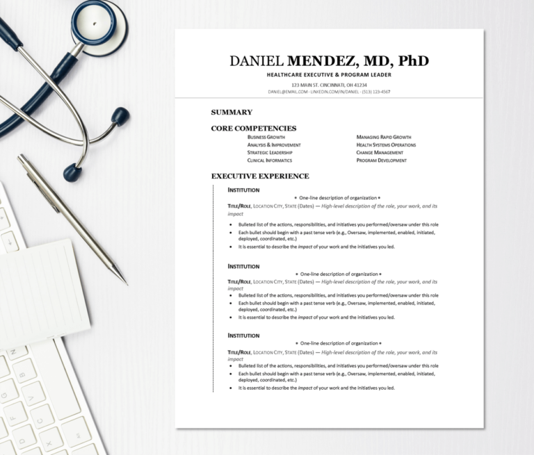 Medical CV Templates